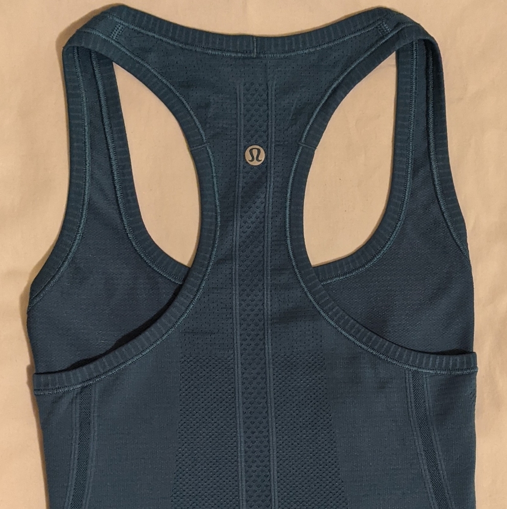 Lululemon Swiftly Tank Pewter Blue 10